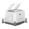 Refrigeração líquida All-in-One ASUS MAX Gaming LC 360 ARGB LCD White Edition, ventoinha de 120 mm, compatível com AM4/AM5/LGA1700