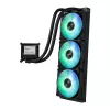 Refrigeração líquida All-in-One ASUS MAX GAMING LC 360 ARGB LCD — radiador de 360 mm, ventoinha de 120 mm, suporta AM4/AM5/LGA1700, preto