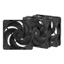 ARCTIC Freezer P12 Pro Reverse de 120 mm — pack de 3 ventoinhas A-RGB PWM, 124 m³/h, rolamento fluido dinâmico