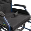 Cadeira de rodas MDH NAVY1 liga leve, estrutura de alumínio, dobrável, 14,1 kg, utilizador máx. 120 kg, assento 41×42 cm, encosto 40,5 cm