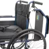 Cadeira de rodas MDH NAVY1 alumínio leve, assento 43×42 cm, carga máxima 120 kg, dobrável, 14,4 kg
