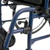 Cadeira de rodas MDH NAVY1 alumínio leve, assento 43×42 cm, carga máxima 120 kg, dobrável, 14,4 kg