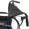 Cadeira de rodas MDH NAVY1 alumínio leve, assento 43×42 cm, carga máxima 120 kg, dobrável, 14,4 kg
