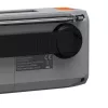 Rádio portátil de manivela Marmitek RESQ 100 — DAB/DAB+/FM, 3 W, LCD, USB‑C, jack de 3,5 mm, cinzento-claro