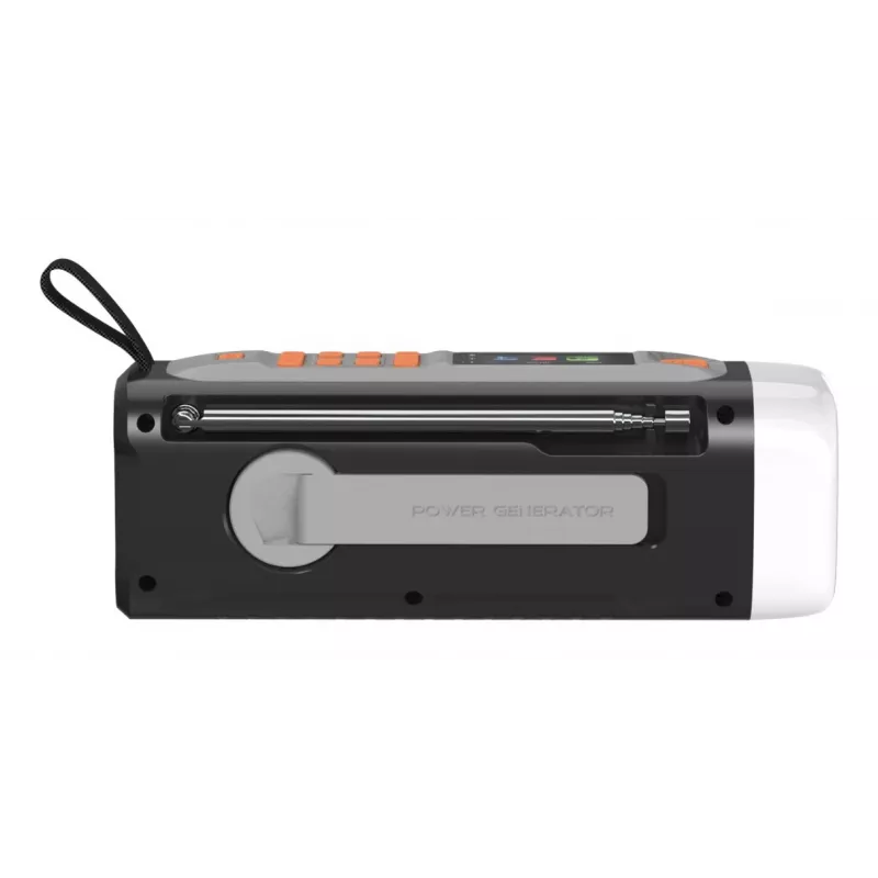 Marmitek RESQ 200 – Rádio de manivela, Portátil, Analógico e digital, DAB, DAB+, FM, 87,5 - 108 MHz, 170 - 240 MHz, 3 W