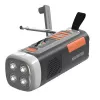 Marmitek RESQ 200 – Rádio de manivela, Portátil, Analógico e digital, DAB, DAB+, FM, 87,5 - 108 MHz, 170 - 240 MHz, 3 W