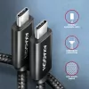 Cabo USB-C para USB-C AXAGON BUCM4X-CM05AB — USB4 Gen 3x2, 40 Gbit/s, 240 W, 0,5 m, preto