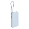 Powerbank portátil Xiaomi 67W 10000 mAh Li-Ion azul, USB-C + USB-A, suporte para 3 dispositivos