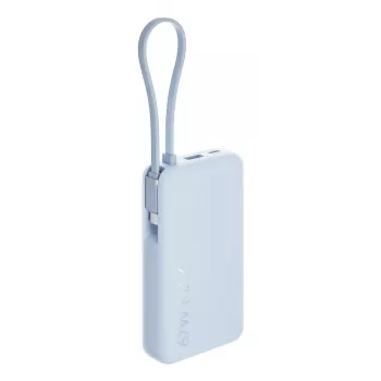 Powerbank portátil Xiaomi 67W 10000 mAh Li-Ion azul, USB-C + USB-A, suporte para 3 dispositivos