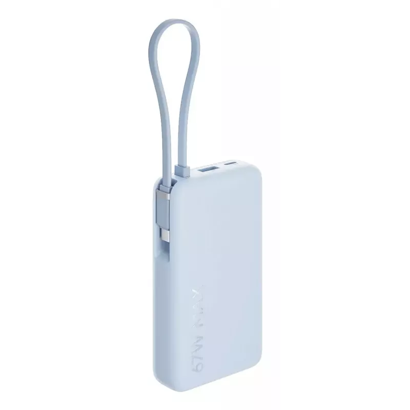 Powerbank portátil Xiaomi 67W 10000 mAh Li-Ion azul, USB-C + USB-A, suporte para 3 dispositivos