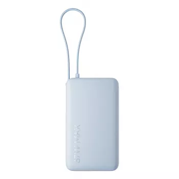 Powerbank portátil Xiaomi 67W 10000 mAh Li-Ion azul, USB-C + USB-A, suporte para 3 dispositivos