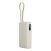 Powerbank portátil Xiaomi 67W 10000 mAh iões de lítio, 11,61 V, USB-A + USB-C, areia