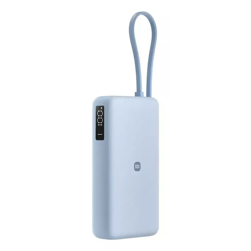 Powerbank Xiaomi 67W 20000 mAh Li-Ion azul – 11,1 V, USB-A + USB-C, suporta 3 dispositivos