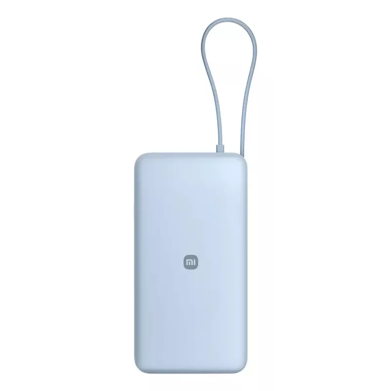Powerbank Xiaomi 67W 20000 mAh Li-Ion azul – 11,1 V, USB-A + USB-C, suporta 3 dispositivos