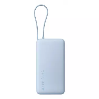 Powerbank Xiaomi 67W 20000 mAh Li-Ion azul – 11,1 V, USB-A + USB-C, suporta 3 dispositivos