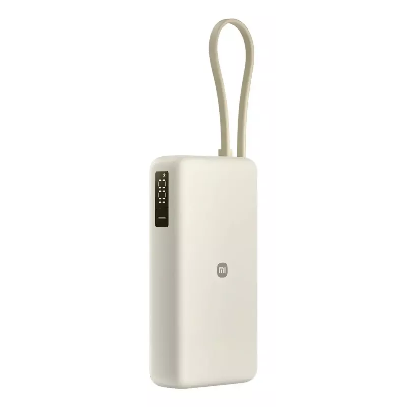 Powerbank portátil Xiaomi 67W 20000 mAh Li-Ion, 11,1V, USB-A + USB-C, areia