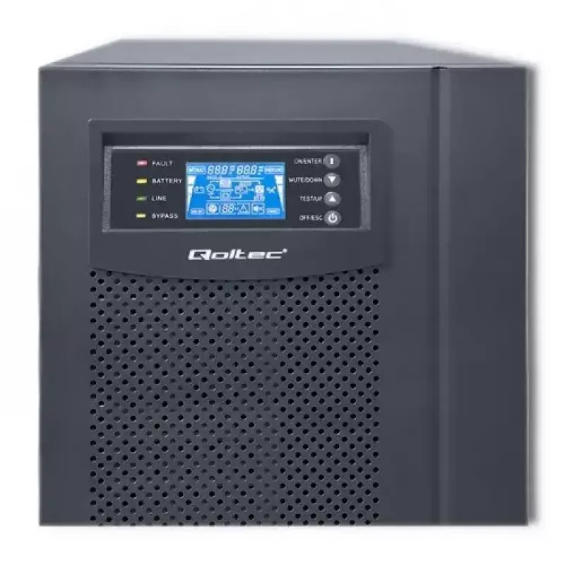 UPS Qoltec 53044 Online dupla conversão 10 kVA 8000 W