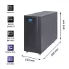UPS Qoltec 53044 Online dupla conversão 10 kVA 8000 W
