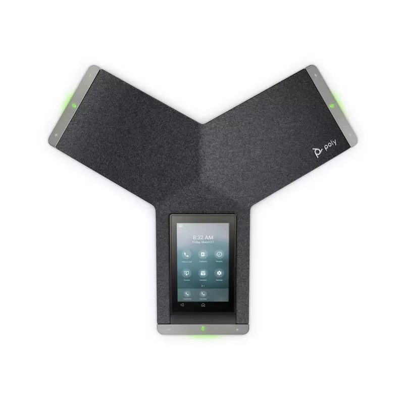 Telefone de conferência IP POLY Trio C60 preto LCD Micro-USB PoE