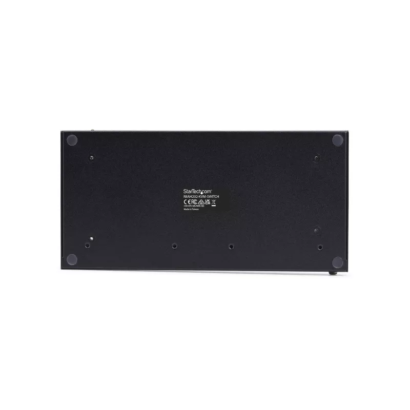 StarTech.com Comutador KVM HDMI de 8 portas com kit de montagem em rack 1U, 4K 60Hz HDMI 2.0, comutação por botão e tecla de atalho, hub USB de 4 portas, independente do sistema operativo, compatível com TAA