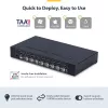 StarTech.com Comutador KVM HDMI de 8 portas com kit de montagem em rack 1U, 4K 60Hz HDMI 2.0, comutação por botão e tecla de atalho, hub USB de 4 portas, independente do sistema operativo, compatível com TAA