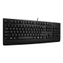 Teclado com fio de tamanho completo Lenovo Preferred Pro II USB US English preto, 104 teclas, interruptores de êmbolo, cabo de 2 m