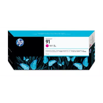 HP 91 775 ml tinteiro de pigmento magenta DesignJet, série HP DesignJet Z6100, jato de tinta térmico, magenta, 324 mm, 120 mm, 64 mm