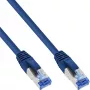 InLine B-76802B Cat6A S/FTP (PiMF) cabo de rede sem halogéneos, 2 m, azul, pack de 40