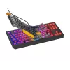 GENESIS Thor 230 TKL teclado gaming USB + RF Wireless + Bluetooth QWERTY preto, cinzento, laranja
