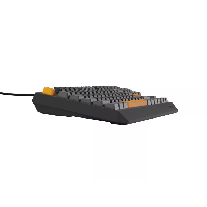 GENESIS Thor 230 TKL teclado gaming USB + RF Wireless + Bluetooth QWERTY preto, cinzento, laranja