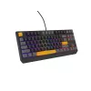 GENESIS Thor 230 TKL teclado gaming USB + RF Wireless + Bluetooth QWERTY preto, cinzento, laranja