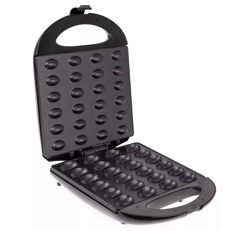 Máquina de waffles Mesko MS 3041 — 1600 W, preto, faz 24 waffles elípticos (220–240 V)