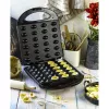 Máquina de waffles Mesko MS 3041 — 1600 W, preto, faz 24 waffles elípticos (220–240 V)