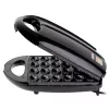 Máquina de waffles Mesko MS 3041 — 1600 W, preto, faz 24 waffles elípticos (220–240 V)