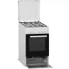 Fogão a gás e elétrico MPM MPM-53-KGE-33, fogão dual-fuel, classe de eficiência energética A