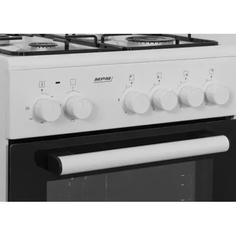 Fogão a gás e elétrico MPM MPM-53-KGE-33, fogão dual-fuel, classe de eficiência energética A