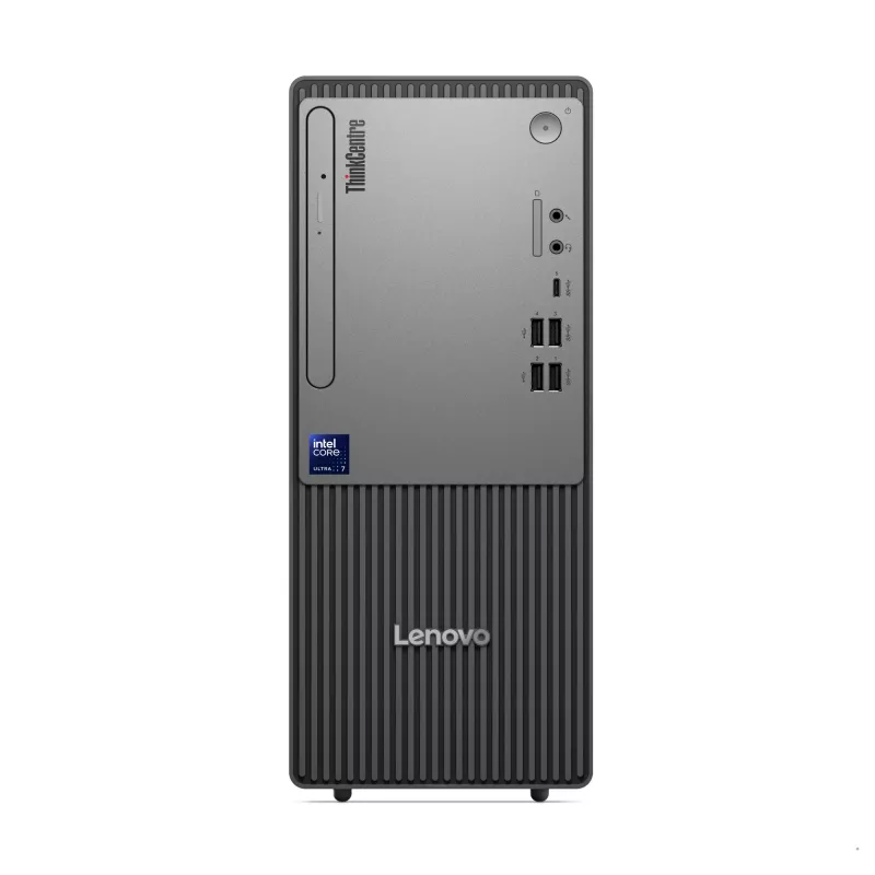 PC de secretária Lenovo ThinkCentre neo 50t Gen 6 Intel Core Ultra 5 225, 16 GB DDR5, 512 GB SSD, Windows 11 Pro, torre, preto