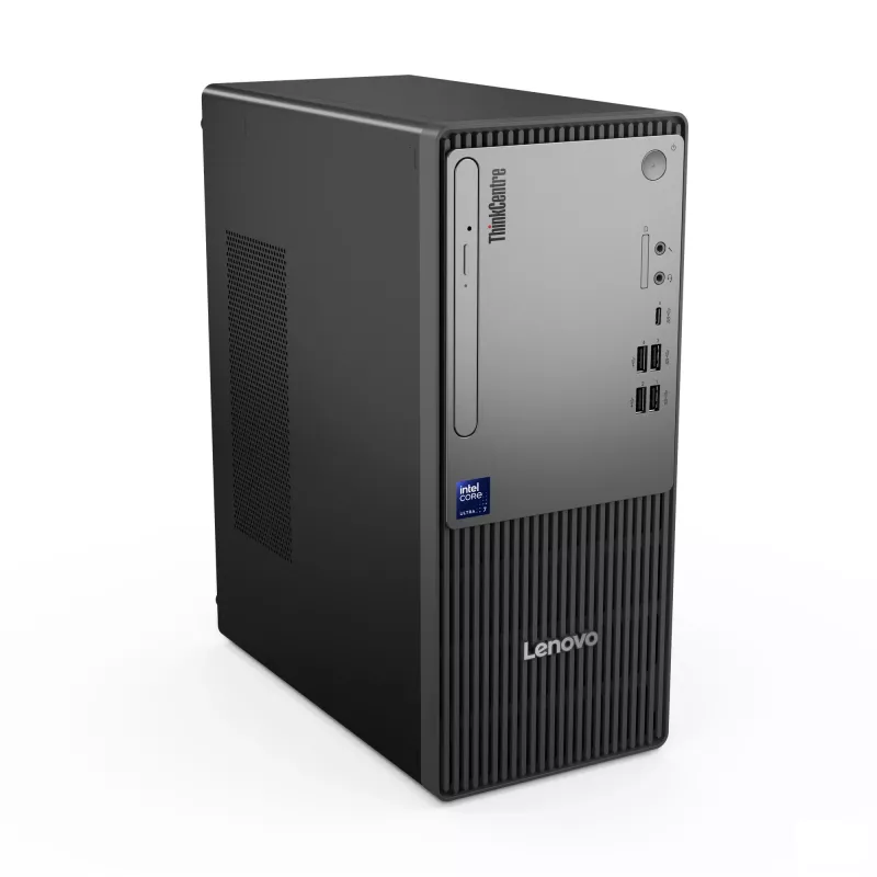 PC de secretária Lenovo ThinkCentre neo 50t Gen 6 Intel Core Ultra 5 225, 16 GB DDR5, 512 GB SSD, Windows 11 Pro, torre, preto