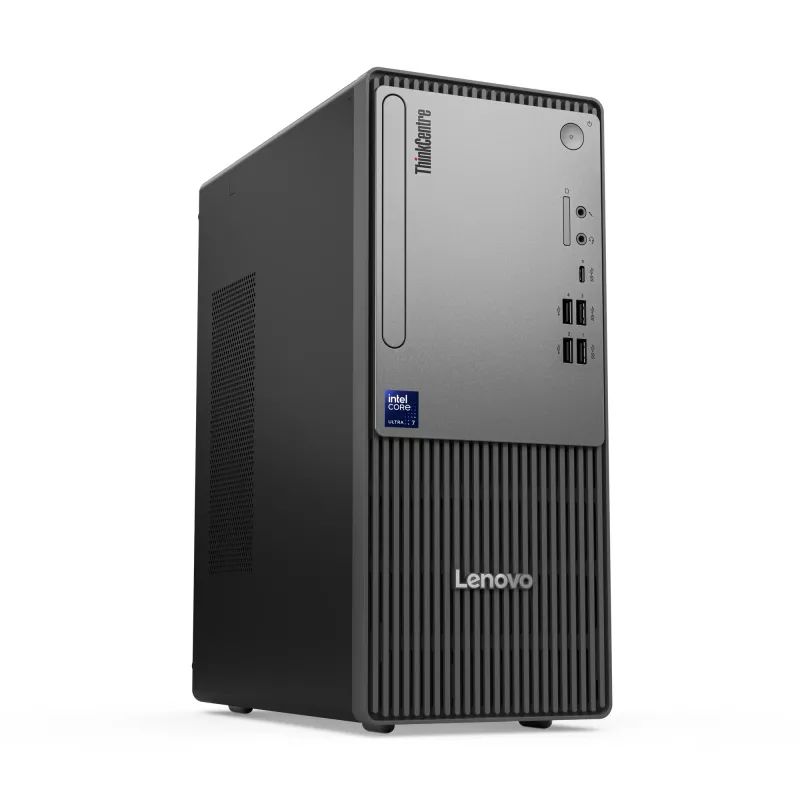PC de secretária Lenovo ThinkCentre neo 50t Gen 6 Intel Core Ultra 5 225, 16 GB DDR5, 512 GB SSD, Windows 11 Pro, torre, preto