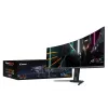 Monitor GIGABYTE 49 polegadas OLED CO49DQ DQHD 5120×1440 144 Hz, HDR, FreeSync, 10-bit, 2×HDMI 2.1, USB-C, VESA 100×100