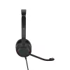 Jabra Evolve2 30 USB-C, UC Stereo, com fios, escritório/call center, 20 - 20000 Hz, 125 g, headset, preto