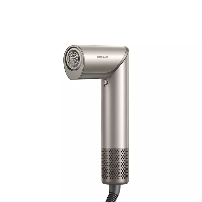 Secador de cabelo Dreame Dazzle 1400 W — motor 110000 rpm, 3 níveis de calor, máx. 90°C, dourado