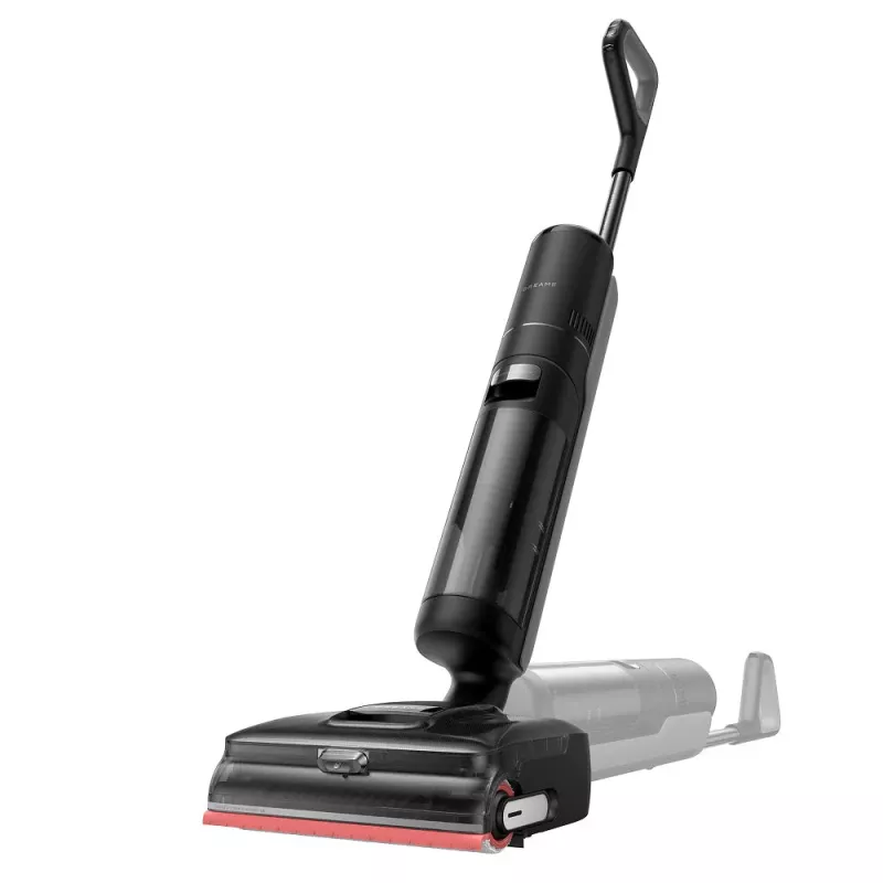 Mopa elétrica Dreame H15 Pro FoamWash bateria a seco e a húmido sem saco 400 W preto, vermelho 30000 Ah
