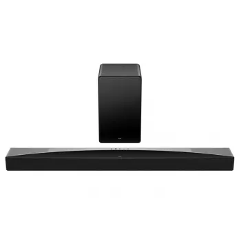 Barra de som TCL Q75H 620W 5.1.2 canais com subwoofer ativo sem fios, HDMI 2.1, Bluetooth 5.3, Wi-Fi 5, 1040×110×58 mm