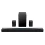Barra de som TCL Q Q85H Class 7.1.4 canais com Dolby Atmos, subwoofer sem fios e colunas surround sem fios