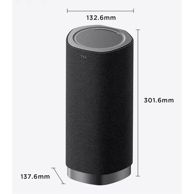 Coluna TCL Z100 Wireless Dolby Atmos FlexConnect, 1.1.1 canais, 170 W, Dolby Atmos, Dolby Digital Plus, Dolby MAT, Dolby Surround, Dolby TrueHD, 95 dB, 170 W, metálico
