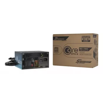 Fonte de alimentação Seasonic CORE BC-750 ATX 3.1 750 W 20+4 Pin ATX Preto 80 PLUS Bronze