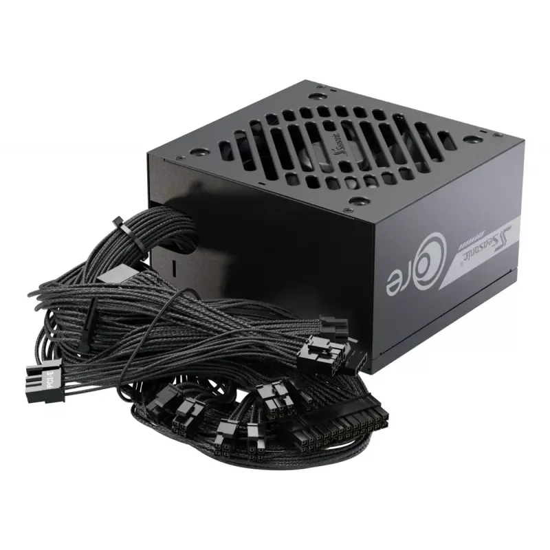 Fonte de alimentação Seasonic CORE BC-650 650W ATX 20+4-Pin, 80 PLUS Bronze, preto, ventoinha de 120 mm