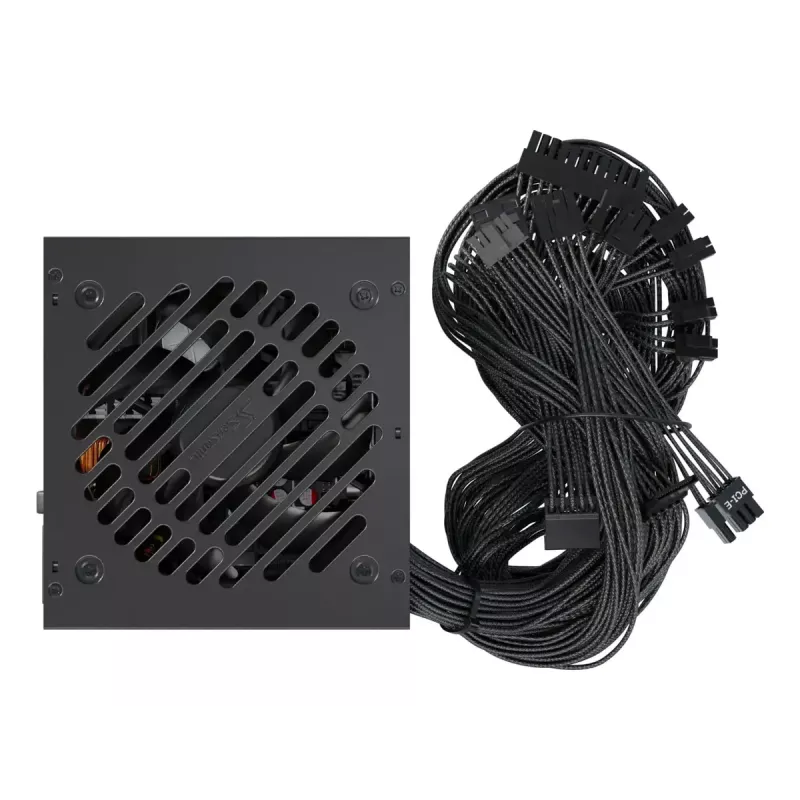 Fonte de alimentação Seasonic CORE BC-650 650W ATX 20+4-Pin, 80 PLUS Bronze, preto, ventoinha de 120 mm