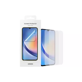 Proteção de ecrã Samsung EF-UA346 transparente para Galaxy A34 5G, transparente, 2 unid., compatível com ecrã de 6,6 inch